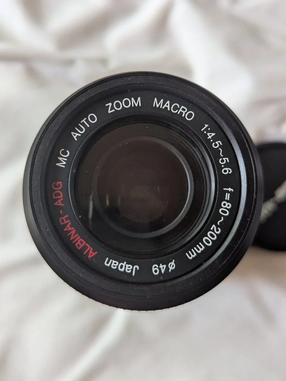 Vintage Albinar-ADG MC Auto Zoom Macro 1:4.5 - 5.6 lens f=80~200mm Made in Japan